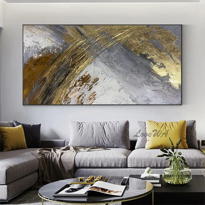 Large Size Group 1 Pcs Hand Painted Abstract Oil Painting on Canvas Wall Picture Art Living Room Home 1 Panel Wall Art Decor