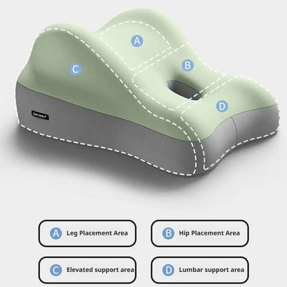 New Multifunctional Ergonomic Pillow Couples Lift Hip Waist Abdomen Support Car Home Bed Sitting Lying Cushion