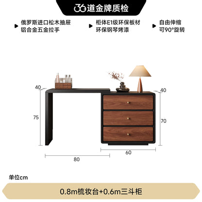 Vintage Design Dressing Table Woman China Style Comfortable Jeweler Dressing Table Bedroom Wooden Make Up Tafel Furniture