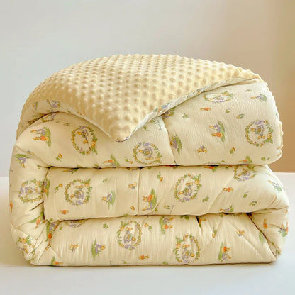 Thi Waable Polyester Fiber Filled Blanket for Students And Adults Spring Autumn Winter Brand New Condition from China