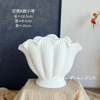 Ceramic Vase Home Decoration Living Room Nordic Style Home Decor Flower Vase Flower Pot Vase Decoration Home Jarrones