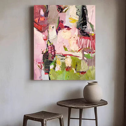 Abstract Oil Painting 100% Hand Painted Oil Paintings Wall Art Canvas Abstract Artwork Carving Art For Hotel Living Room Decor