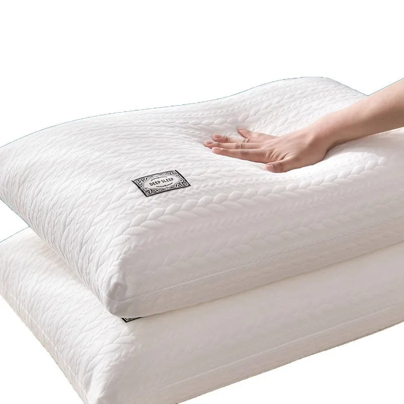 No-Collapse No-Deformation Pillow Core, High Support Cervical Pillow, Knitted Cotton Single Pillow Insert