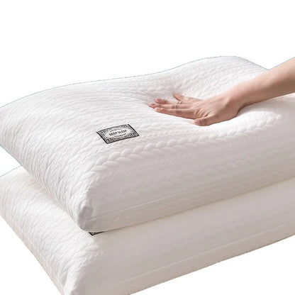No-Collapse No-Deformation Pillow Core, High Support Cervical Pillow, Knitted Cotton Single Pillow Insert