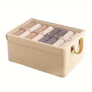 Covered clothing storage box